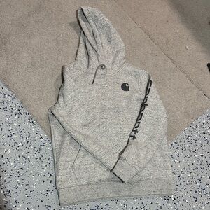 Carhartt Heather Gray Hoodie with Logo